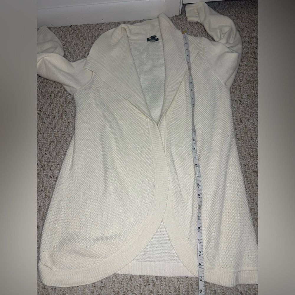Talbots Cream Women's Cardigan LP - Picture 3 of 5